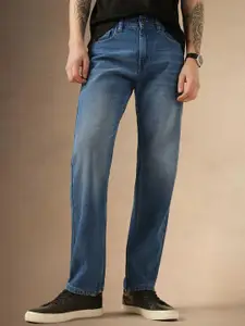 Dennis Lingo Men Relaxed Fit Mid-Rise Light Shade Clean Look Cotton Jeans