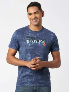 Pepe Jeans Men Typography Printed Cotton T-shirt