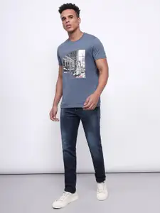 Lee Graphic Printed Slim Fit Cotton T-shirt