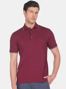 Arrow Men Polo Collar Cotton T-shirt