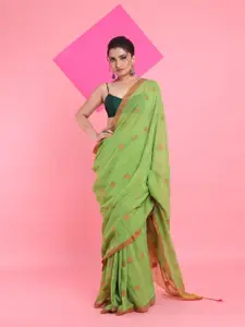 Arhi Woven Design Zari Pure Cotton Saree