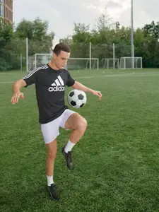 ADIDAS Aeroready Sereno Logo Printed T-shirt