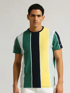 Pepe Jeans Striped Pure Cotton Slim Fit T-shirt