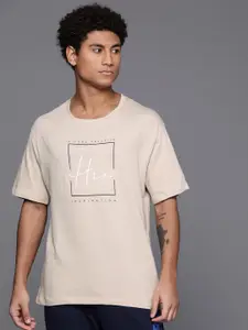 HRX by Hrithik Roshan Round Neck Printed Yoga T-shirt