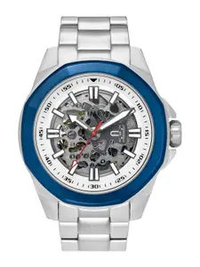 Timex Men Skeleton Dial & Stainless Steel Straps Analogue Automatic Motion Powered Watch TWEG24100