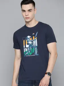 Indian Terrain Team India Printed Pure Cotton T-shirt