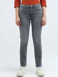 U.S. Polo Assn. Women Slim Fit Mid-Rise Light Fade Stretchable Jeans