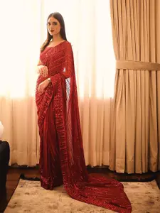 Anouk Embellished Sequinned Saree with blouse piece