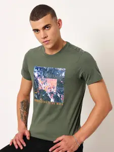 Lee Graphic Printed Slim Fit Cotton T-shirt
