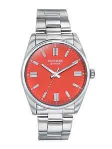 Sonata Men Embellished Dial & Bracelet Style Straps Analogue Watch SP70033SM03W