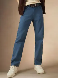 Dennis Lingo Men Relaxed Fit Mid-Rise Clean Look Cotton Jeans