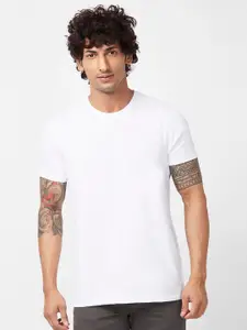 SPYKAR Round Neck Slim Fit Cotton Casual T-Shirt