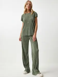 Happiness istanbul Round Neck Top & Trousers