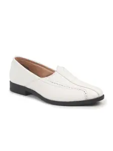 FAUSTO Men Textured PU Mojaris