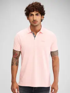 SPYKAR Men Polo Collar Pockets Slim Fit T-shirt