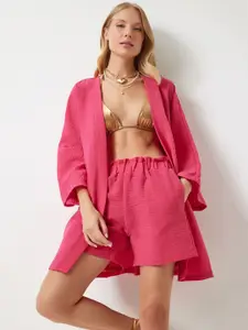 Happiness istanbul Pure Cotton Shrug & Short