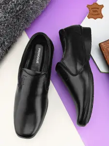Provogue Men Leather Formal Slip-Ons