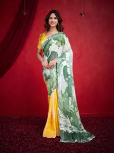 Mitera Tie and Dye Poly Chiffon Saree