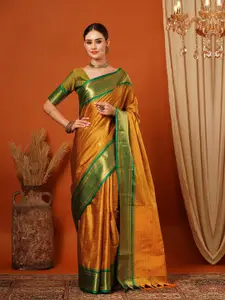 KALINI Woven Design Zari Pure Silk Banarasi Saree