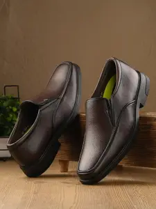 Hitz Men Leather Formal Slip-Ons Shoes