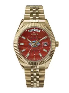 Timex Women Dial & Stainless Steel Straps Analogue Watch TW2W63200X6