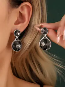 SALTY Glinting Luxury Silver Drop Earrings