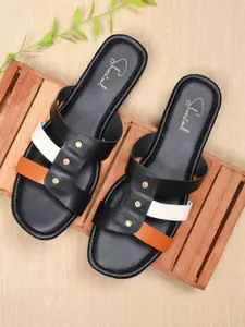 Shoestail Women Open Toe Flats with Bows