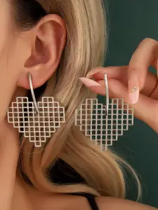 SALTY Luxury Heart Shaped Drop Earrings