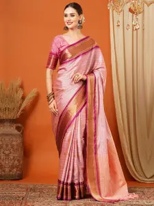 KALINI Woven Design Zari Pure Silk Banarasi Saree