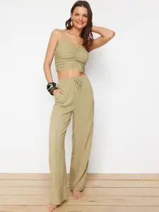 Trendyol Shoulder Straps Sleeveless Top & Trouser