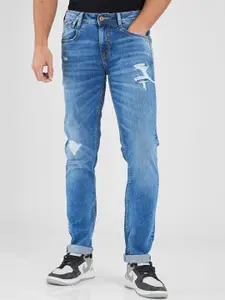 SPYKAR Men Skinny Fit Low-Rise Light Fade Stretchable Jeans