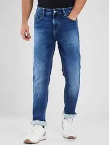 SPYKAR Men Relaxed Fit Light Fade Mid Rise Stretchable Jeans