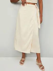 max Wrap Midi Polyester New Basics Skirt