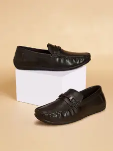 BYFORD by Pantaloons Men Textured Slip-On Driving Shoes