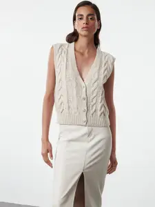 Trendyol Women Ribbed Sweater Vest