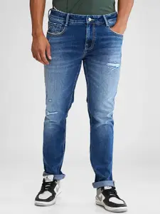 SPYKAR Men Skinny Fit Low-Rise Light Fade Stretchable Jeans