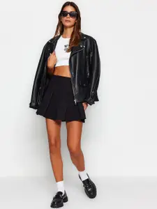Trendyol Pleated Flared Mini A-Line Skirts
