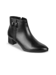 Mochi Women Casual Block-Heeled Regular Boots