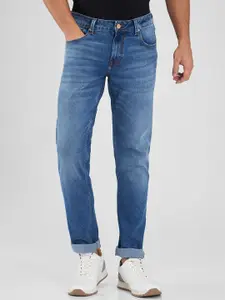 SPYKAR Men Slim Fit Low-Rise Light Fade Stretchable Jeans