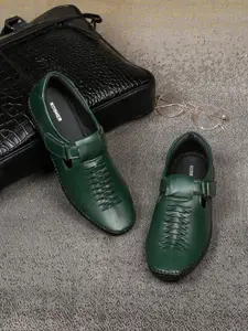 Kosher Men Synthetic Leather Shoe-Style Sandals