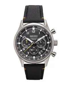 SEIKO Men Dial & Stainless Steel Straps Analogue Motion Powered Watch SSB449P1