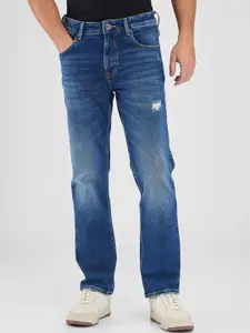SPYKAR Men Relaxed Fit Mildly Distressed Light Fade Stretchable Jeans