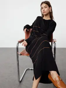 Trendyol Striped Maxi Dress