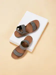 Forever Glam by Pantaloons Women Colourblocked Open Toe Flats