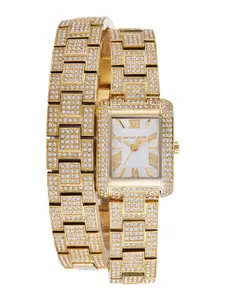 Michael Kors Women Dial & Stainless Steel Straps Analogue Watch MK4835I