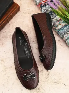 El Paso Women Ballerinas with Bows Flats