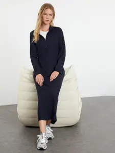 Trendyol Women Cotton Midi Dress