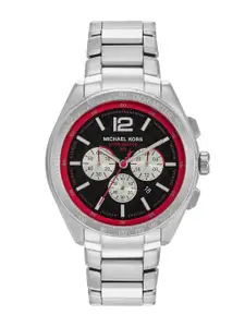 Michael Kors Men Accelerator 2.0 Bracelet Style Chronograph Analogue Watch MK9176I-Silver