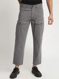 The Roadster Lifestyle Co Pure Cotton Loose-Fit Trousers