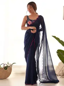 Saree mall Poly Georgette Sarees